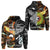 Custom New Zealand Australia Hoodie Maori and Aboriginal Together Black LT8 Unisex Black - Polynesian Pride