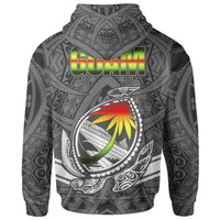 Guam Hoodie Turtle Guam Seal Chamorro - Polynesian Pride