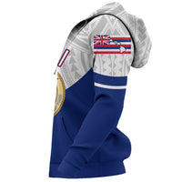 Hawaii Polynesian Zipper Hoodie Semicircle Style - Polynesian Pride