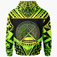 American Samoa Hoodie Unique Eagle Feather Texture Reggae - Polynesian Pride