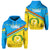 Torba Province Hoodie Vanuatu Pattern Unique Style LT8 Unisex Blue - Polynesian Pride