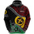 Vanuatu Hoodie Fall In The Wave Unisex Black - Polynesian Pride