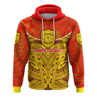 Custom Samoa College Hoodie Polynesian Royal Style - Polynesian Pride