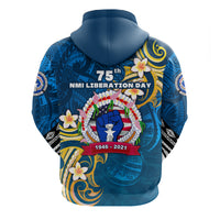 Northern Mariana Islands Zip Hoodie Independence Day LT16 - Polynesian Pride