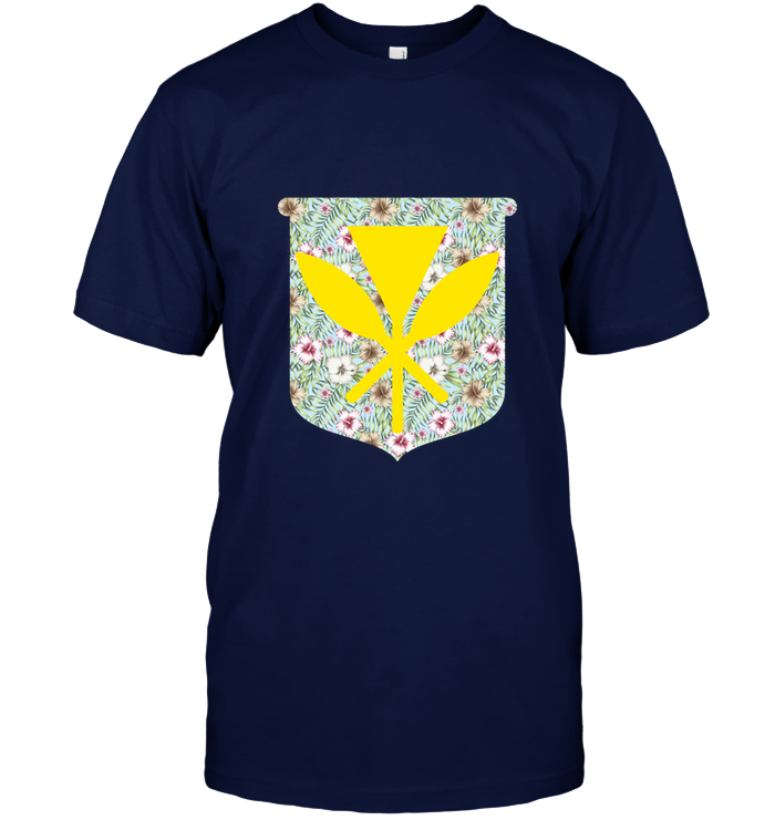Hawaii Floral Kanaka Maoli T Shirt 26 - Polynesian Pride