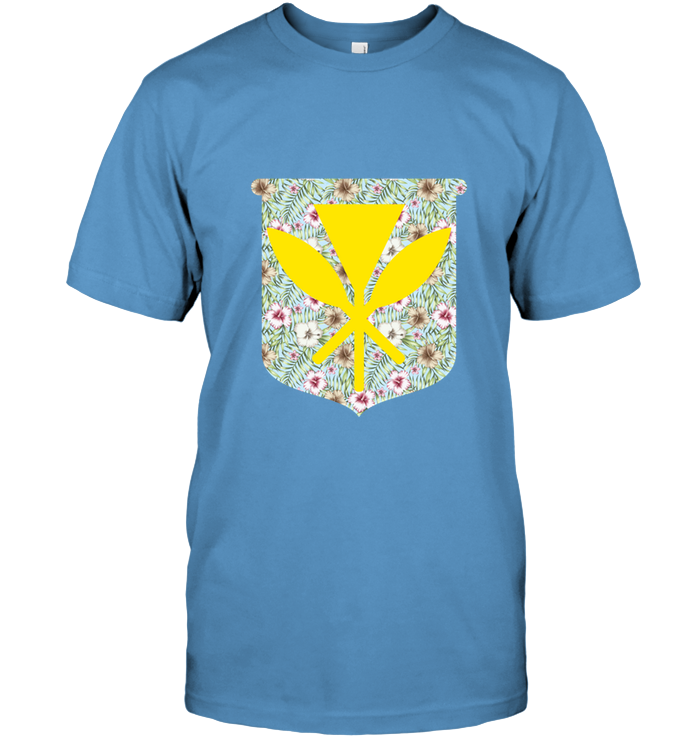 Hawaii Floral Kanaka Maoli T Shirt 26 - Polynesian Pride