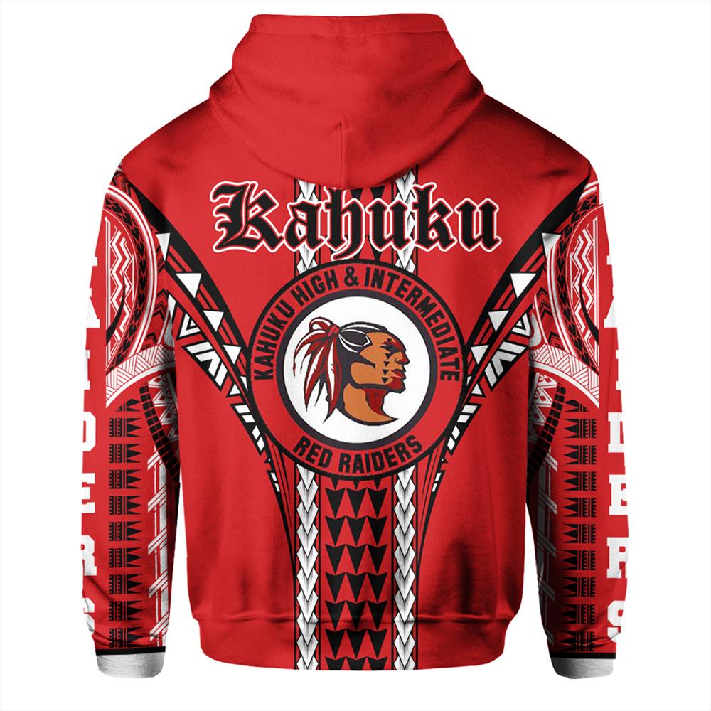 Hawaii Hoodie Kahuku High Zip Hoodie - Polynesian Pride