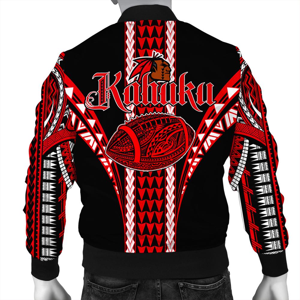 Hawaii Bomber Jacket - Kahuku High Football Bomber Jacket AH - Polynesian Pride