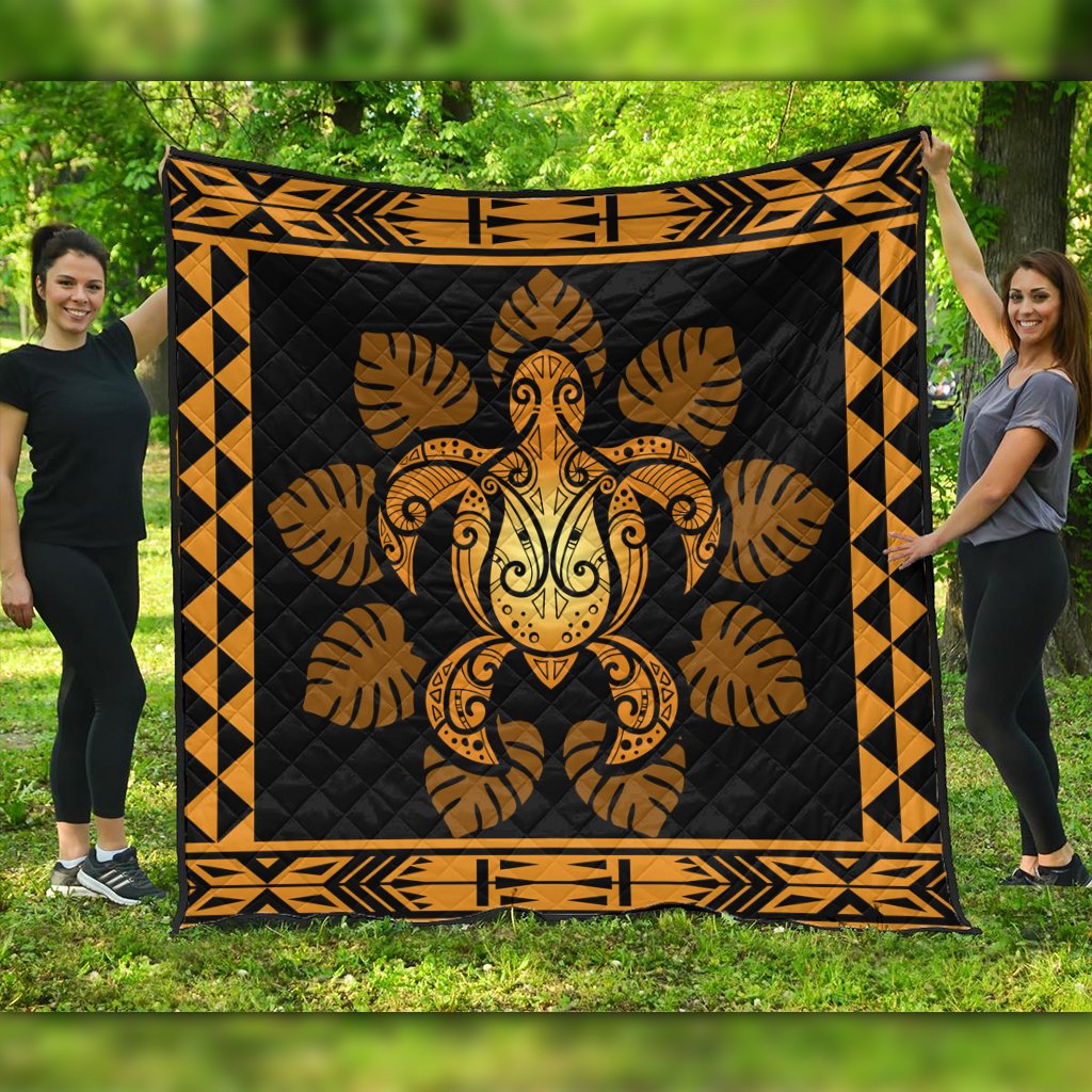 Hawaii - Tribe Turtle Quilt - AH - Polynesian Pride