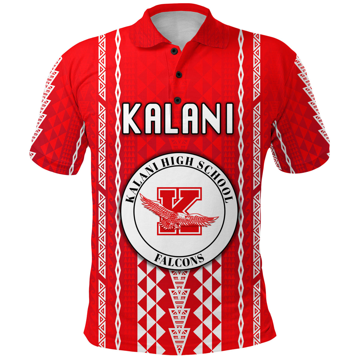 Hawaii Kalani High School Polo Shirt Falcons Simple Style LT8 - Polynesian Pride