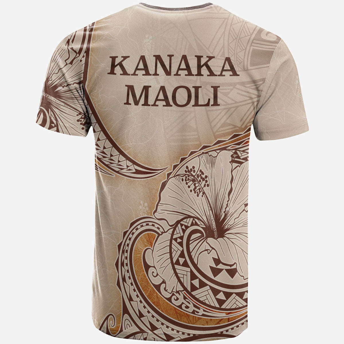 Hawaii Kanaka Maoli T Shirt Hibiscus Flowers Vintage Style - Polynesian Pride