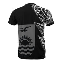 Kiribati Custom All Over T Shirt Kiribati Coat Of Arms Micronesian Pattern - Polynesian Pride
