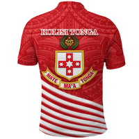 Kolisi Tonga Polo Shirt Mate Maa Tonga Simple Rugby Style - Polynesian Pride