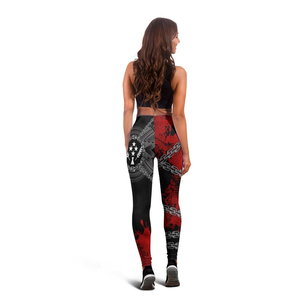 Kosrae Polynesian Women's Leggings - Polynesian Chain Style - Polynesian Pride