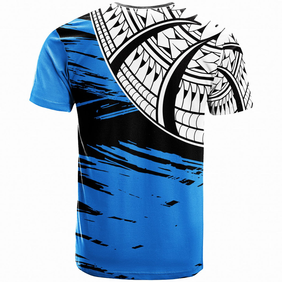 Kosrae Custom T Shirt Kosrae Flag Style With Claw Pattern - Polynesian Pride