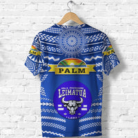 Mate Maa Tonga T Shirt Leimatua Bulls Creative Style Blue NO.1 LT8 - Polynesian Pride