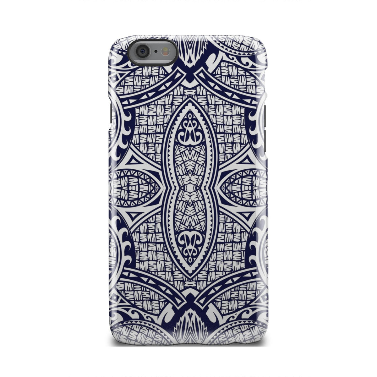 Polynesian Tough Case Blue And White iPhone 6s - Polynesian Pride