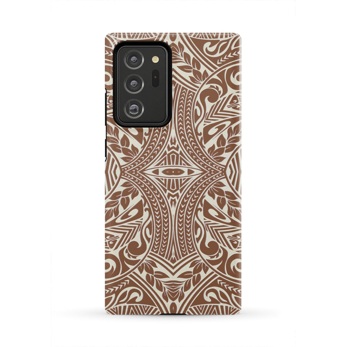 Polynesian Tribal Tough Case Brown Samsung Galaxy Note 20 Ultra - Polynesian Pride