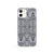 Polynesian Phone Case Black And White iPhone 12 - Polynesian Pride
