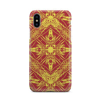 Polynesian Phone Case Orange iPhone X - Polynesian Pride