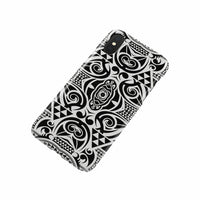 Polynesian Tribal Phone Case Black White - Polynesian Pride