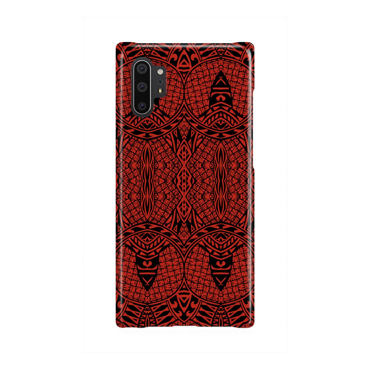 Polynesian Phone Case Red Samsung Galaxy Note 10 Plus - Polynesian Pride
