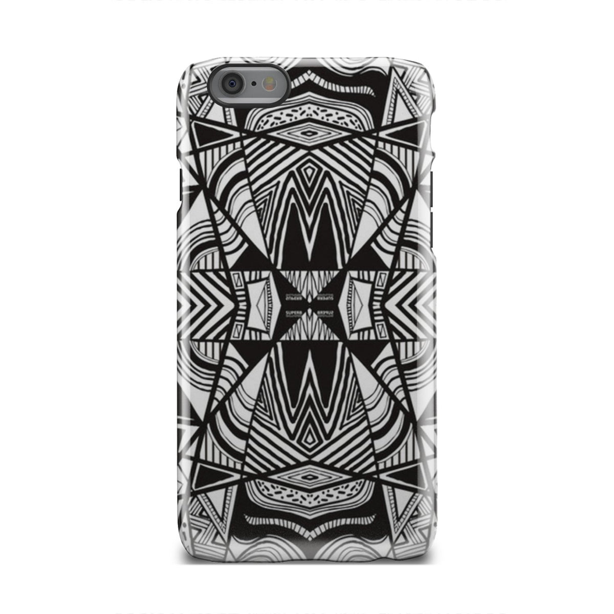 Polynesian Tribal Tough Case White And Black iPhone 6 - Polynesian Pride