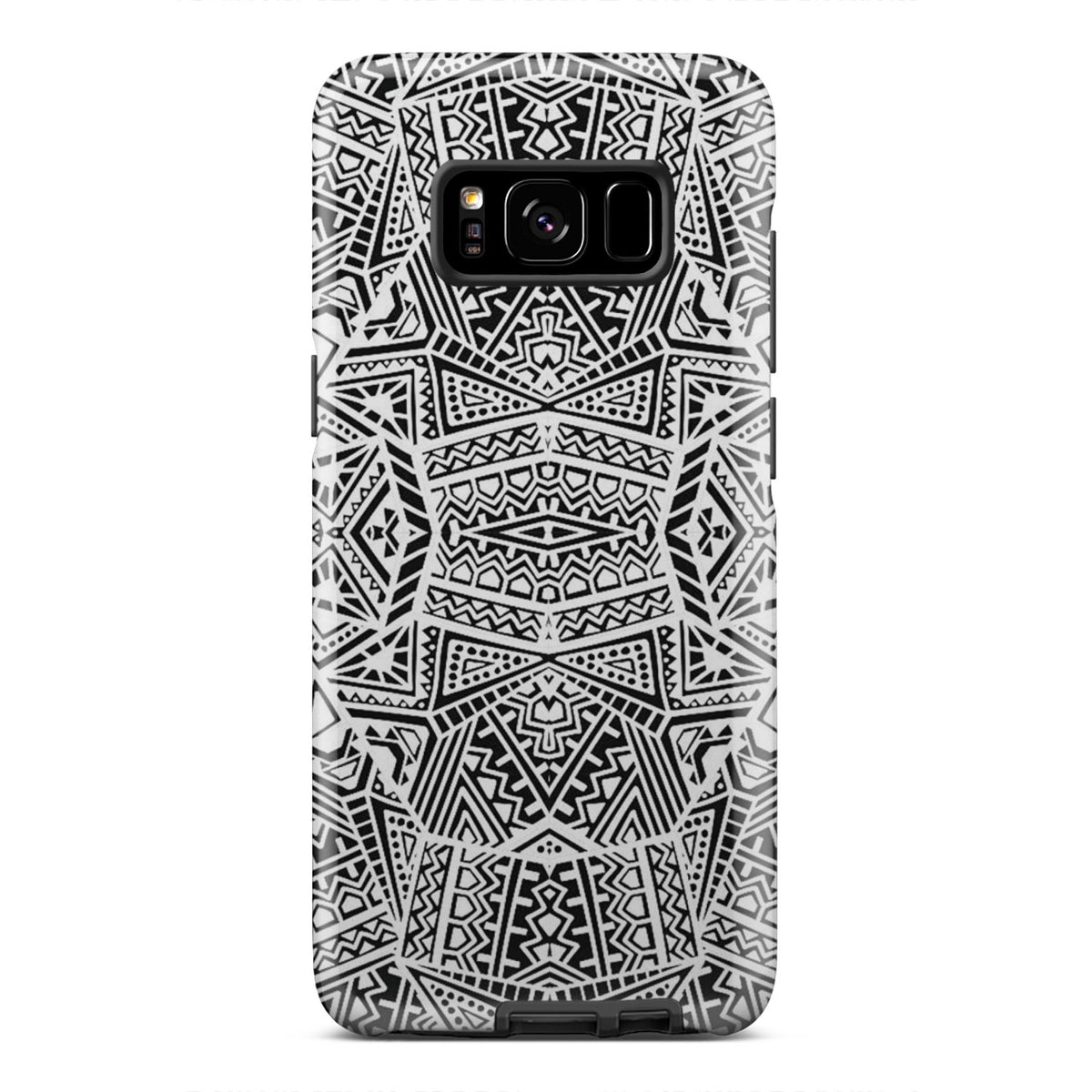 Polynesian Tough Case White And Black Samsung Galaxy S8 - Polynesian Pride