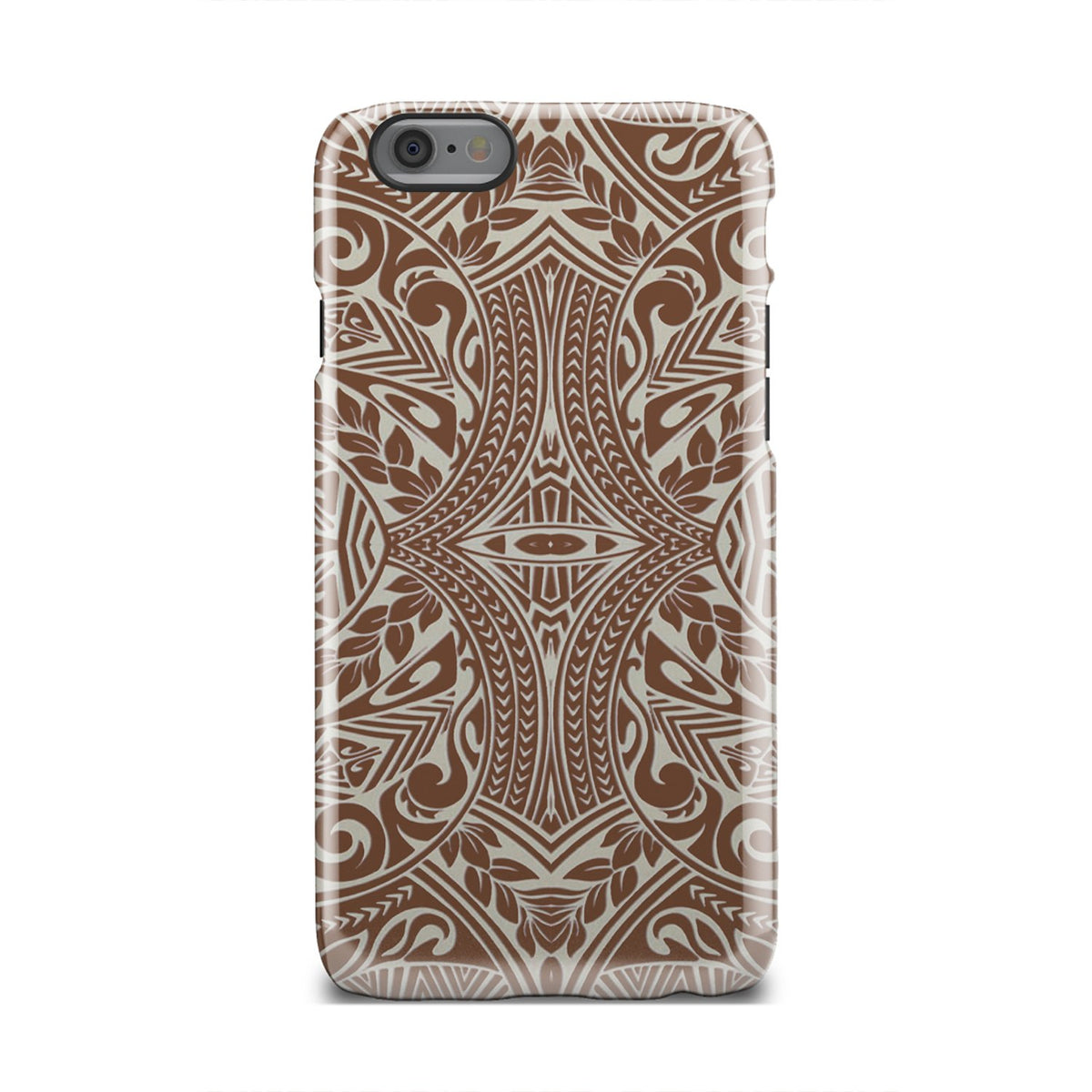 Polynesian Tribal Tough Case Brown iPhone 6s - Polynesian Pride