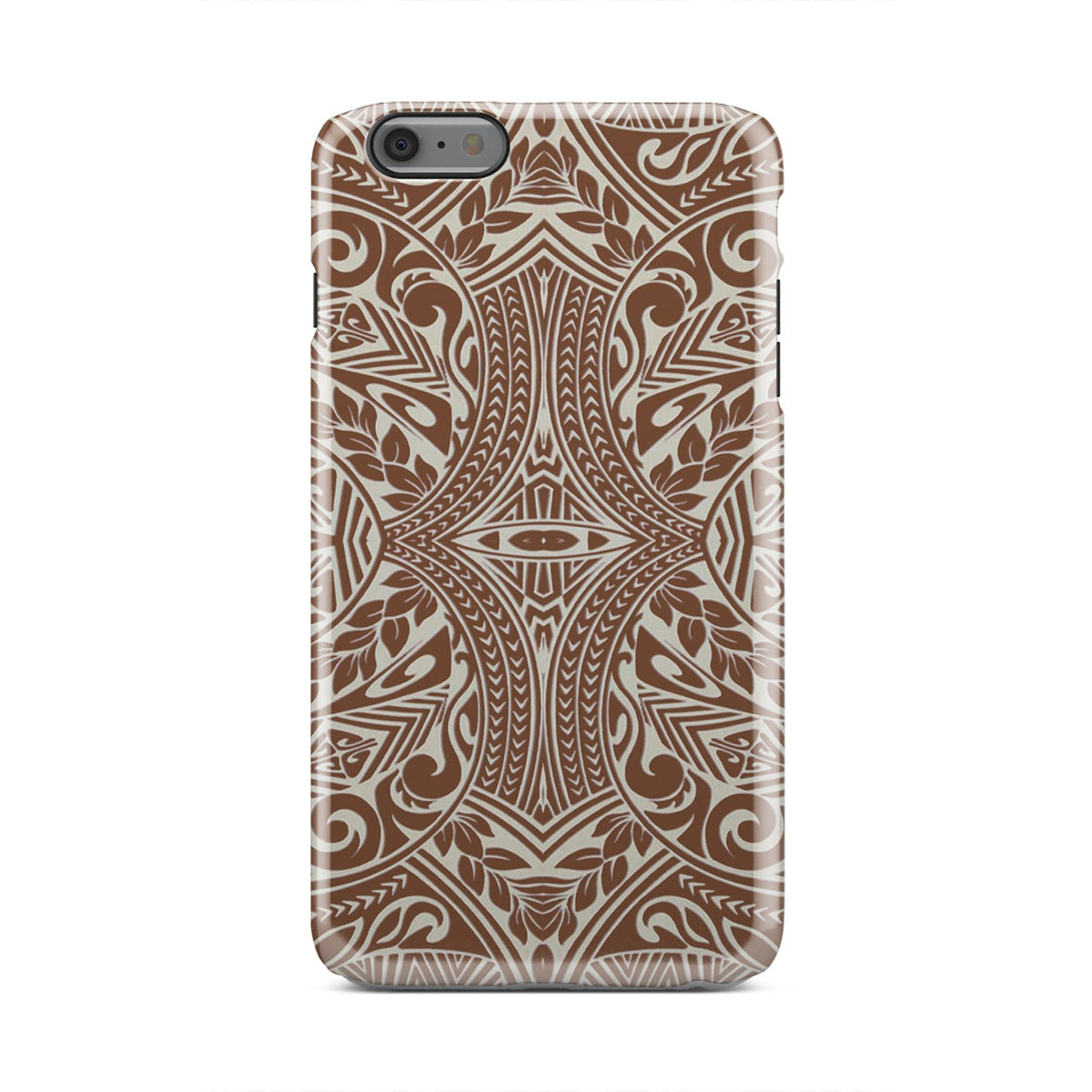 Polynesian Tribal Tough Case Brown iPhone 6s Plus - Polynesian Pride
