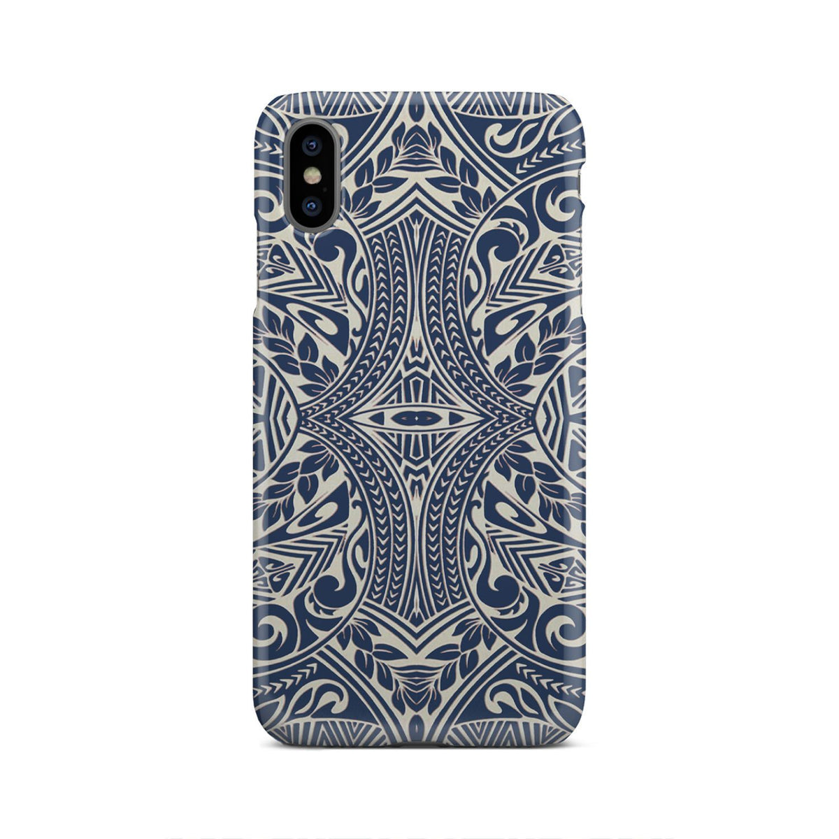 Polynesian Phone Case Blue iPhone Xs Max - Polynesian Pride