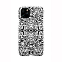 Polynesian Phone Case White And Black iPhone 11 Pro - Polynesian Pride