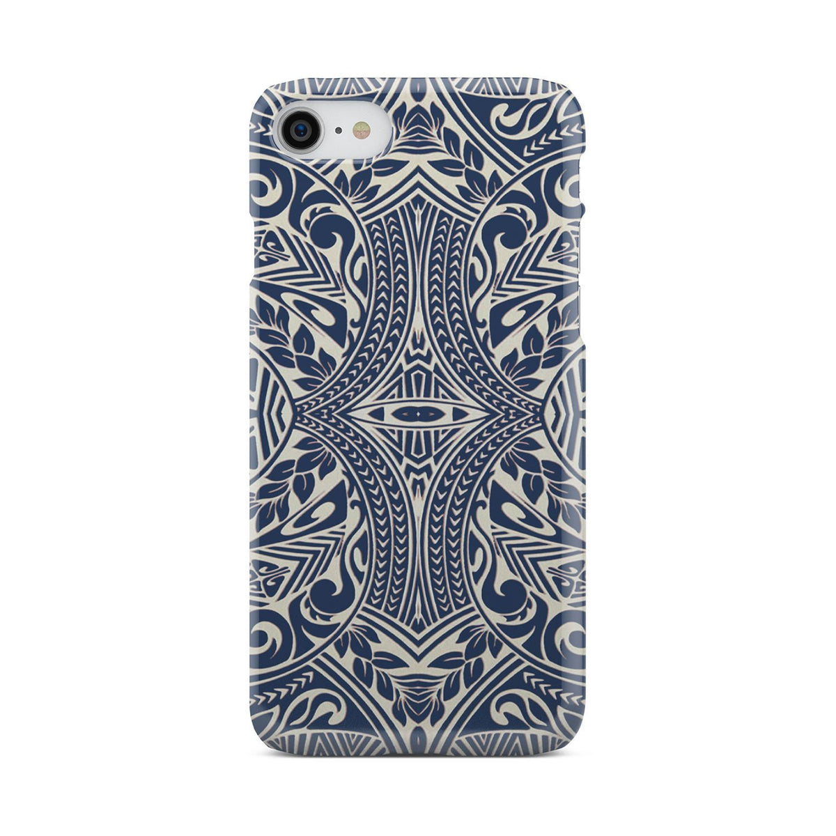 Polynesian Phone Case Blue iPhone 8 - Polynesian Pride
