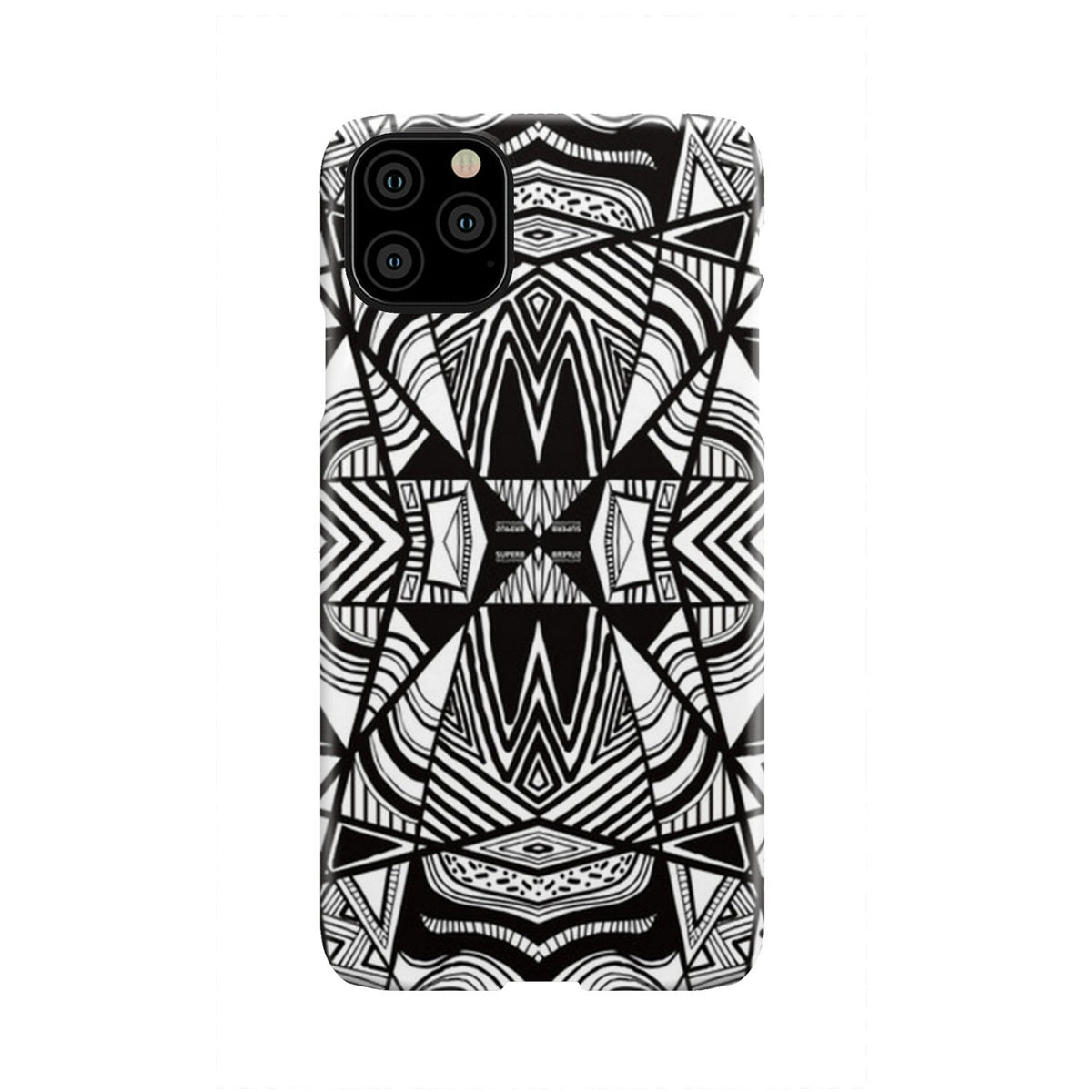 Polynesian Tribal Phone Case White And Black iPhone 11 Pro Max - Polynesian Pride