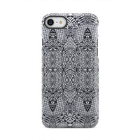 Polynesian Tough Case Black And White iPhone 8 - Polynesian Pride
