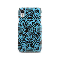 Polynesian Phone Case Grown Blue White iPhone Xr - Polynesian Pride