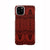 Polynesian Phone Case Red iPhone 11 Pro - Polynesian Pride