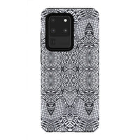 Polynesian Tough Case Black And White Samsung Galaxy S20 Ultra - Polynesian Pride