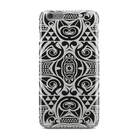 Polynesian Tribal Phone Case Black White iPhone 6s Plus - Polynesian Pride