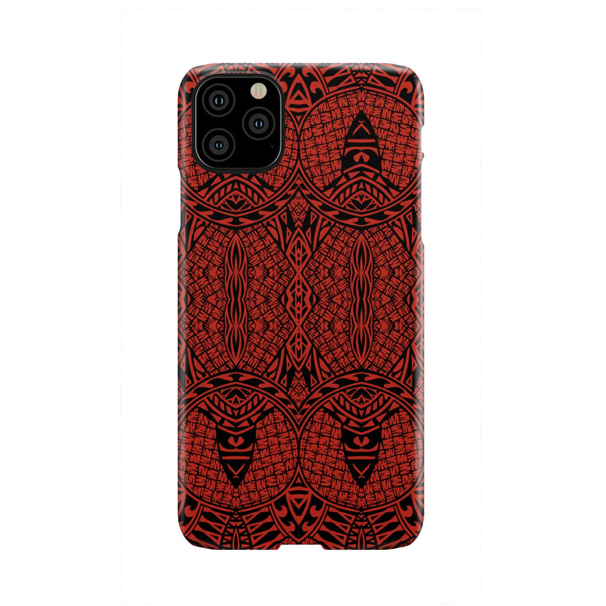 Polynesian Phone Case Red iPhone 11 Pro Max - Polynesian Pride