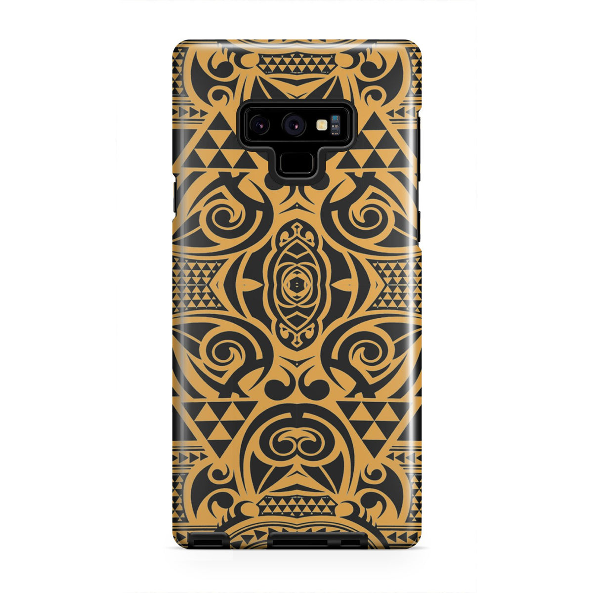 Polynesian Tough Case Yellow Black Samsung Galaxy Note 9 - Polynesian Pride