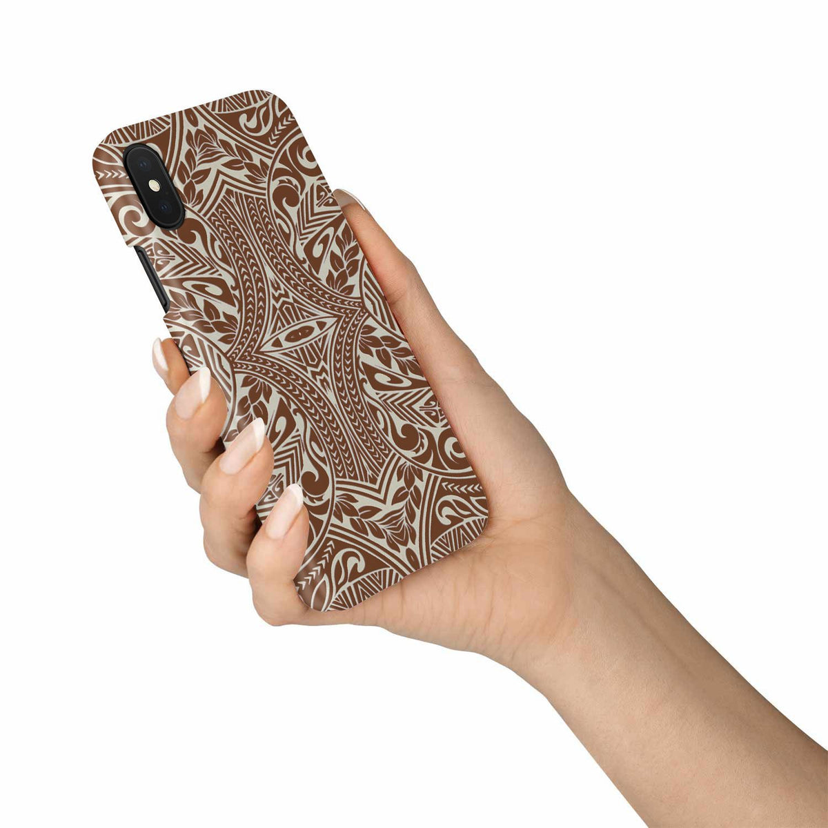 Polynesian Tribal Phone Case Brown - Polynesian Pride