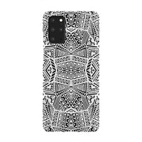 Polynesian Phone Case White And Black Samsung Galaxy S20 Plus - Polynesian Pride