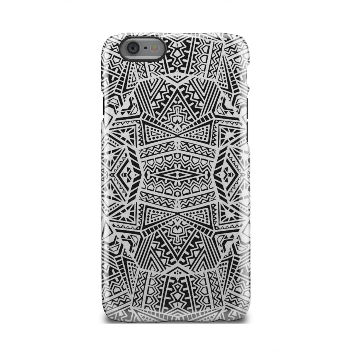 Polynesian Tough Case White And Black iPhone 6s - Polynesian Pride