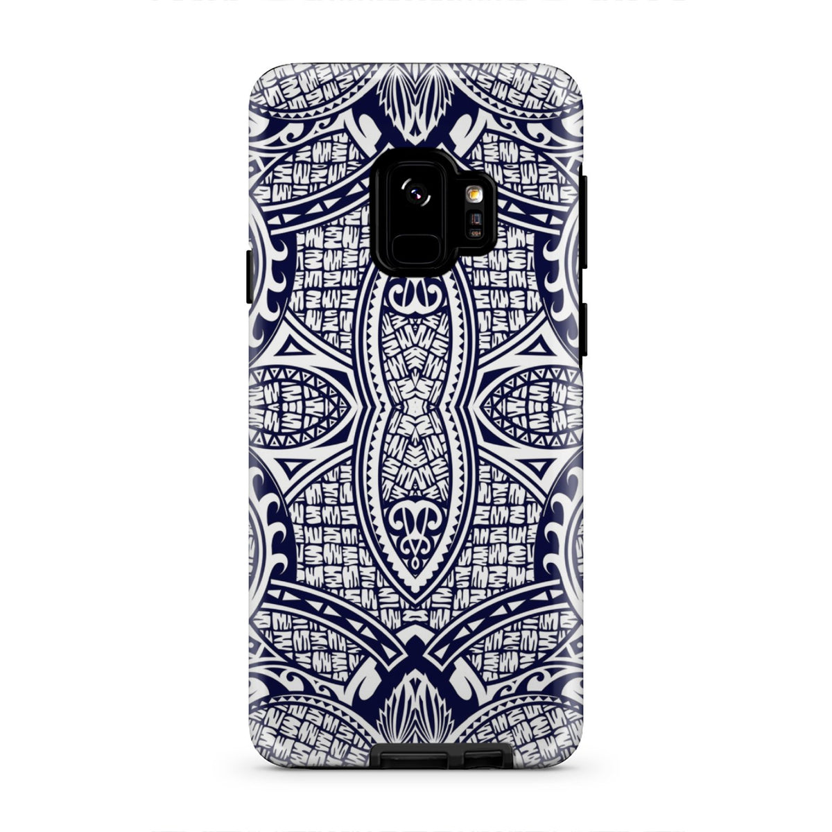 Polynesian Tough Case Blue And White Samsung Galaxy S9 - Polynesian Pride