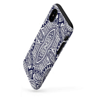 Polynesian Tough Case Blue And White - Polynesian Pride