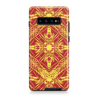 Polynesian Tough Case Orange Samsung Galaxy S10 - Polynesian Pride