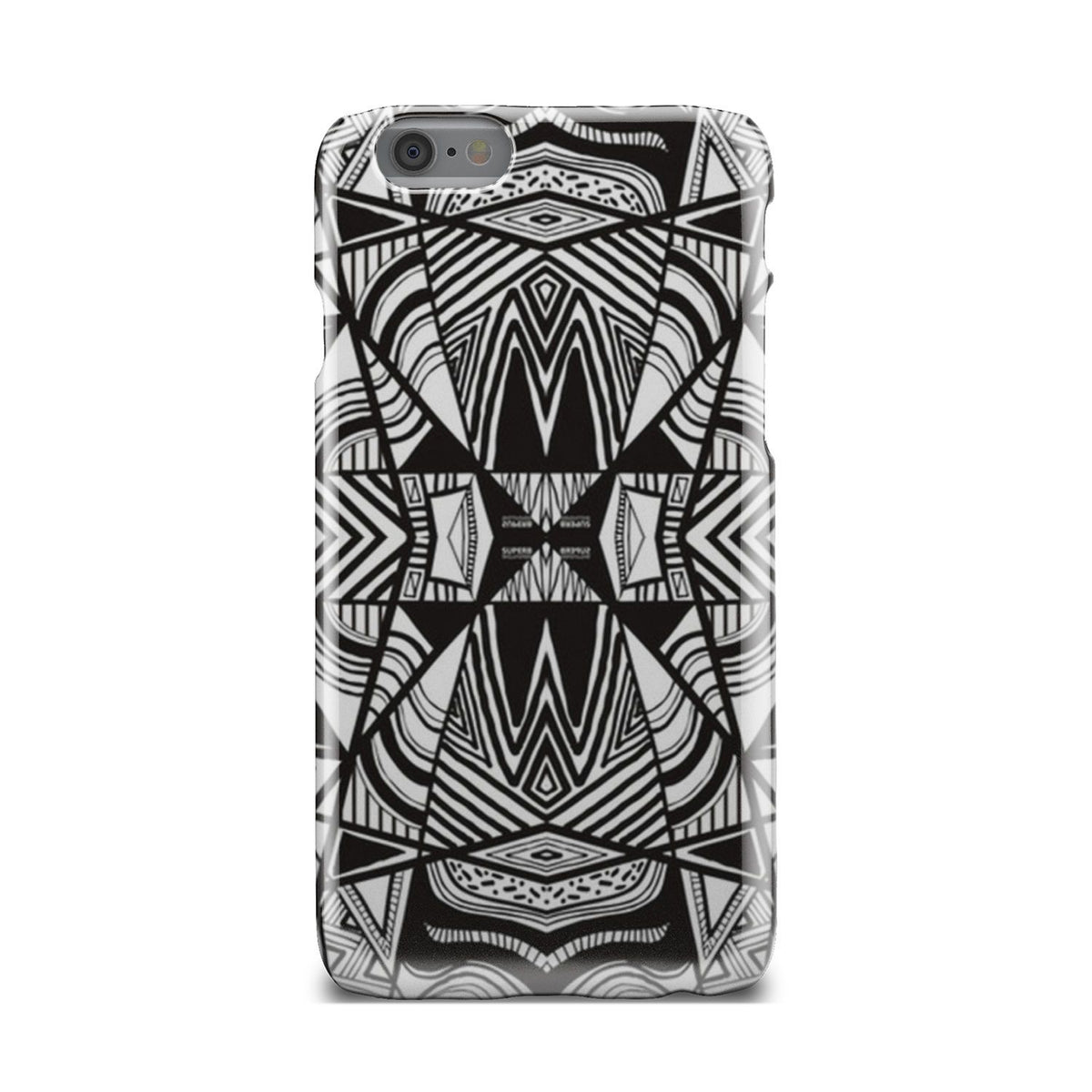 Polynesian Tribal Phone Case White And Black iPhone 6s - Polynesian Pride