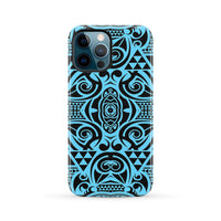 Polynesian Tough Case Grown Blue White iPhone 12 Pro Max - Polynesian Pride