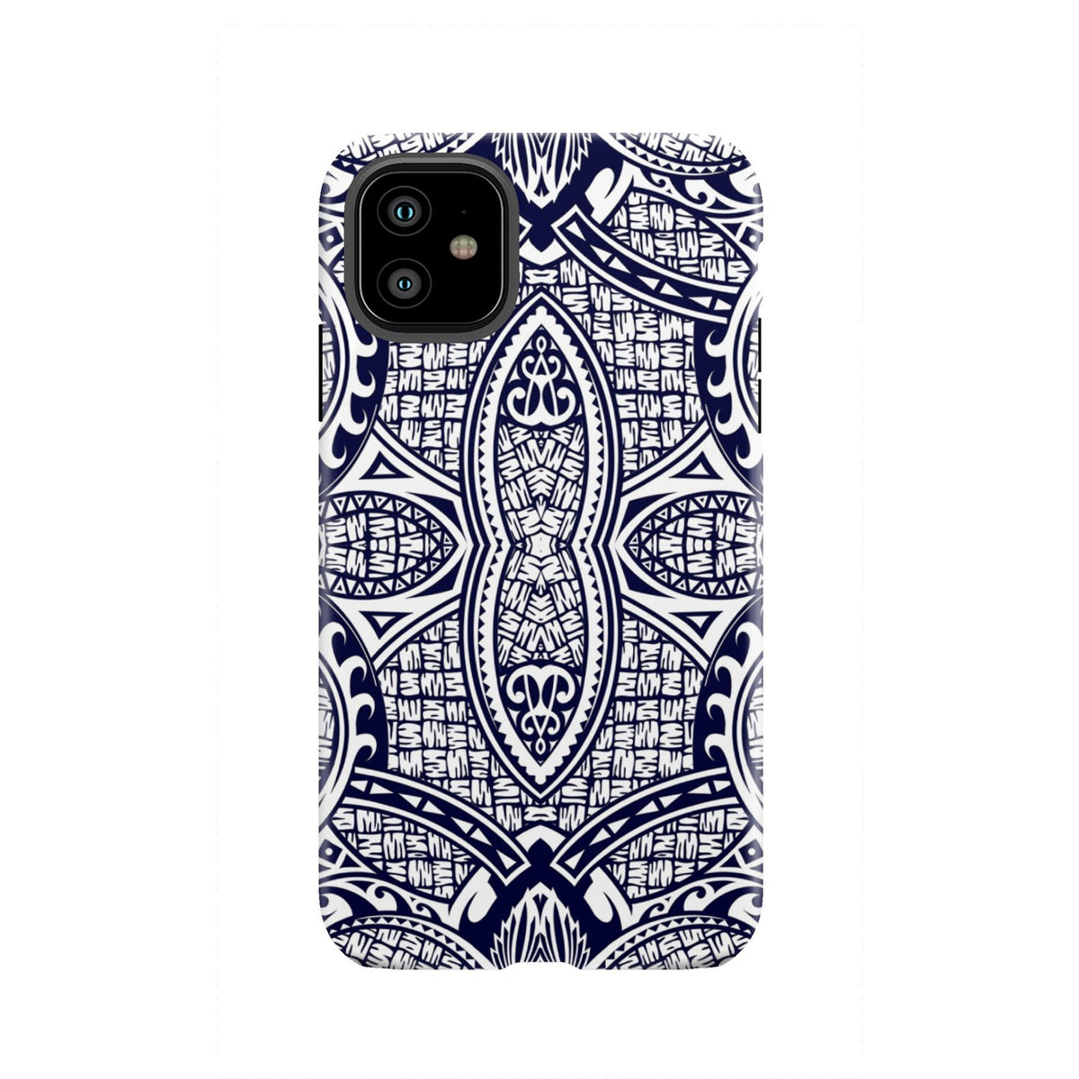 Polynesian Tough Case Blue And White iPhone 11 - Polynesian Pride